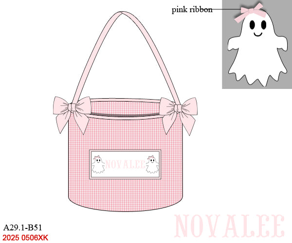 PO9: Custom Smocked Halloween Bucket