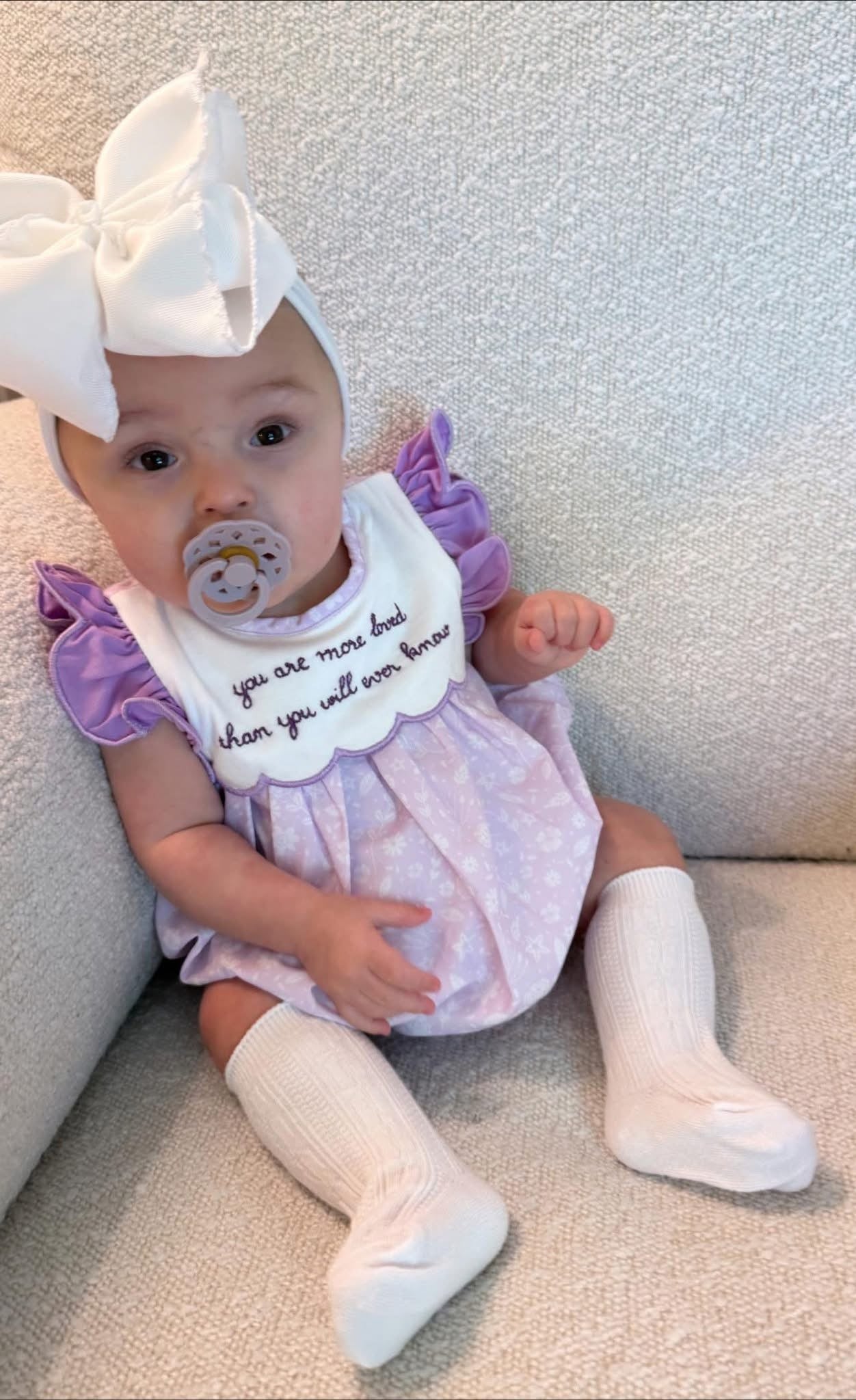 Hand Embroidered Floral Bubble