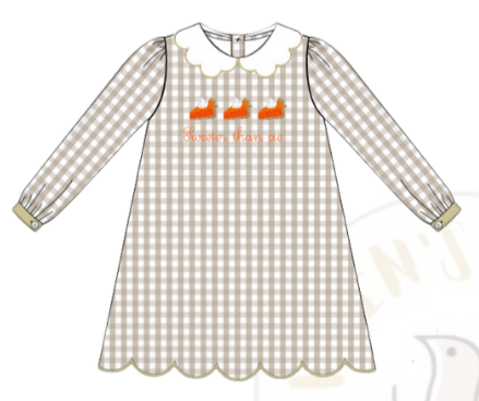 P9: Sweeter Than Pie Girl Dress