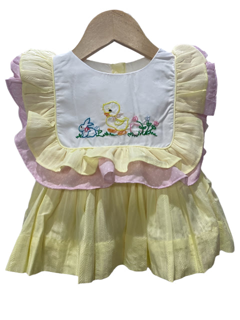 RTS Lucky Duck Ruffle Diaper Set