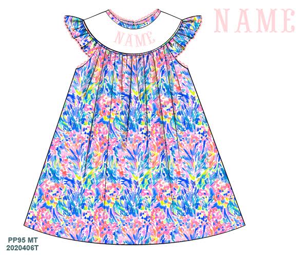 Name Monogram Lily Inspired Dress