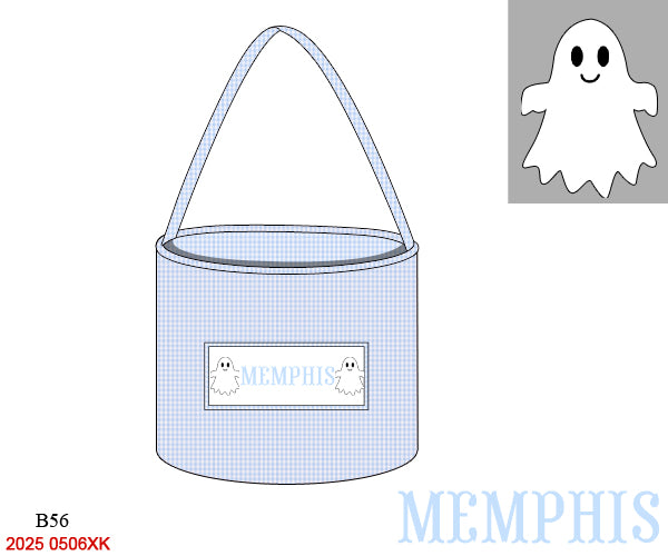 PO9: Custom Smocked Halloween Bucket