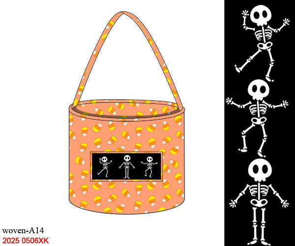 PO9: Custom Smocked Halloween Bucket