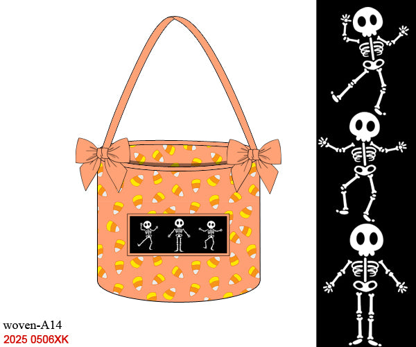 PO9: Custom Smocked Halloween Bucket