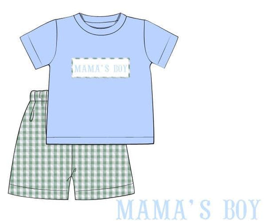 Spring Mama's Boy Shorts Set