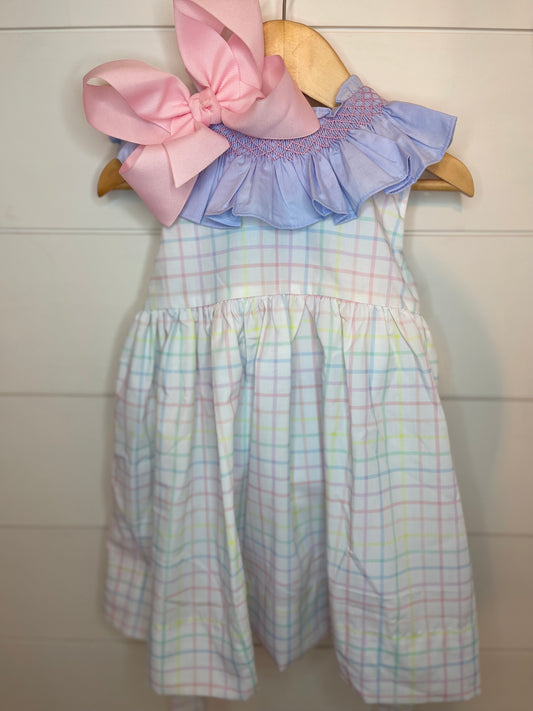 Girl’s Pastel Stripe Dress
