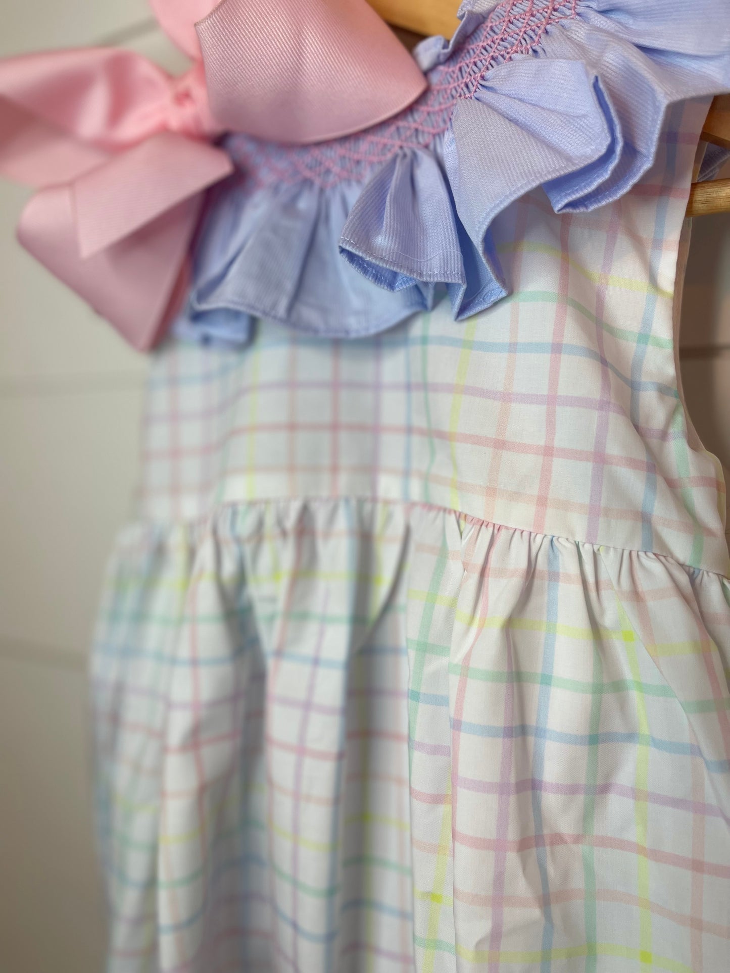 Girl’s Pastel Stripe Dress