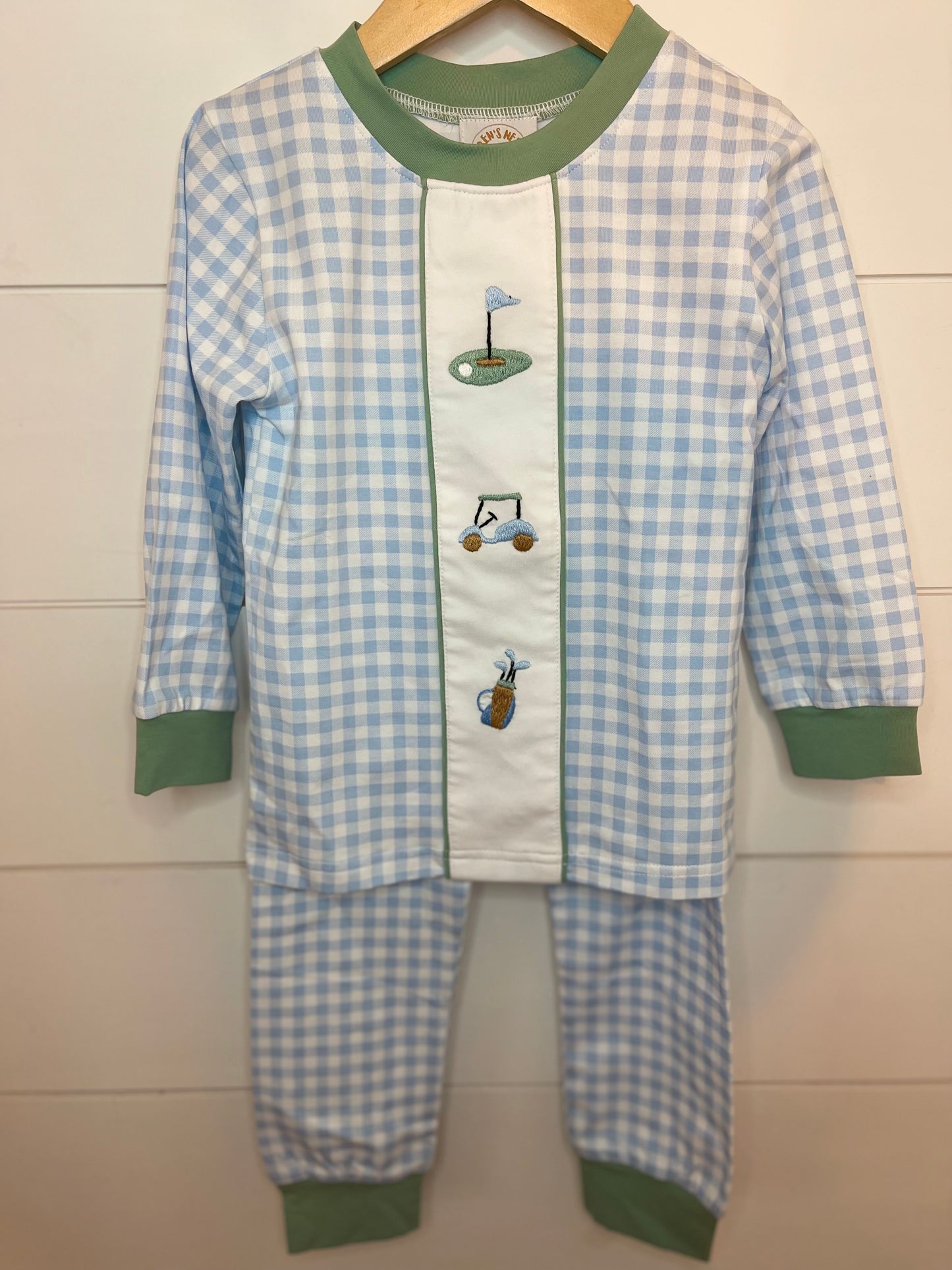 Boys Embroidered Golf Lounge Set