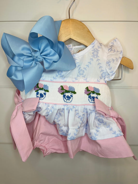 Girls Chinoiserie Diaper Set