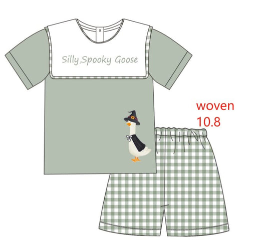 PO9: Spooky Goose Shorts Set