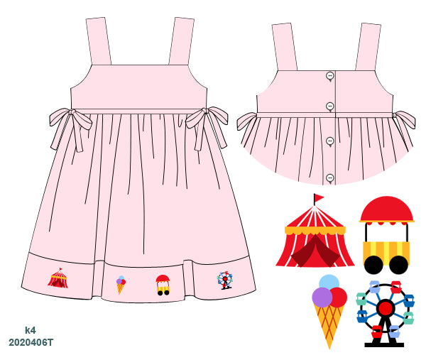 County Fair Embroidered Dress