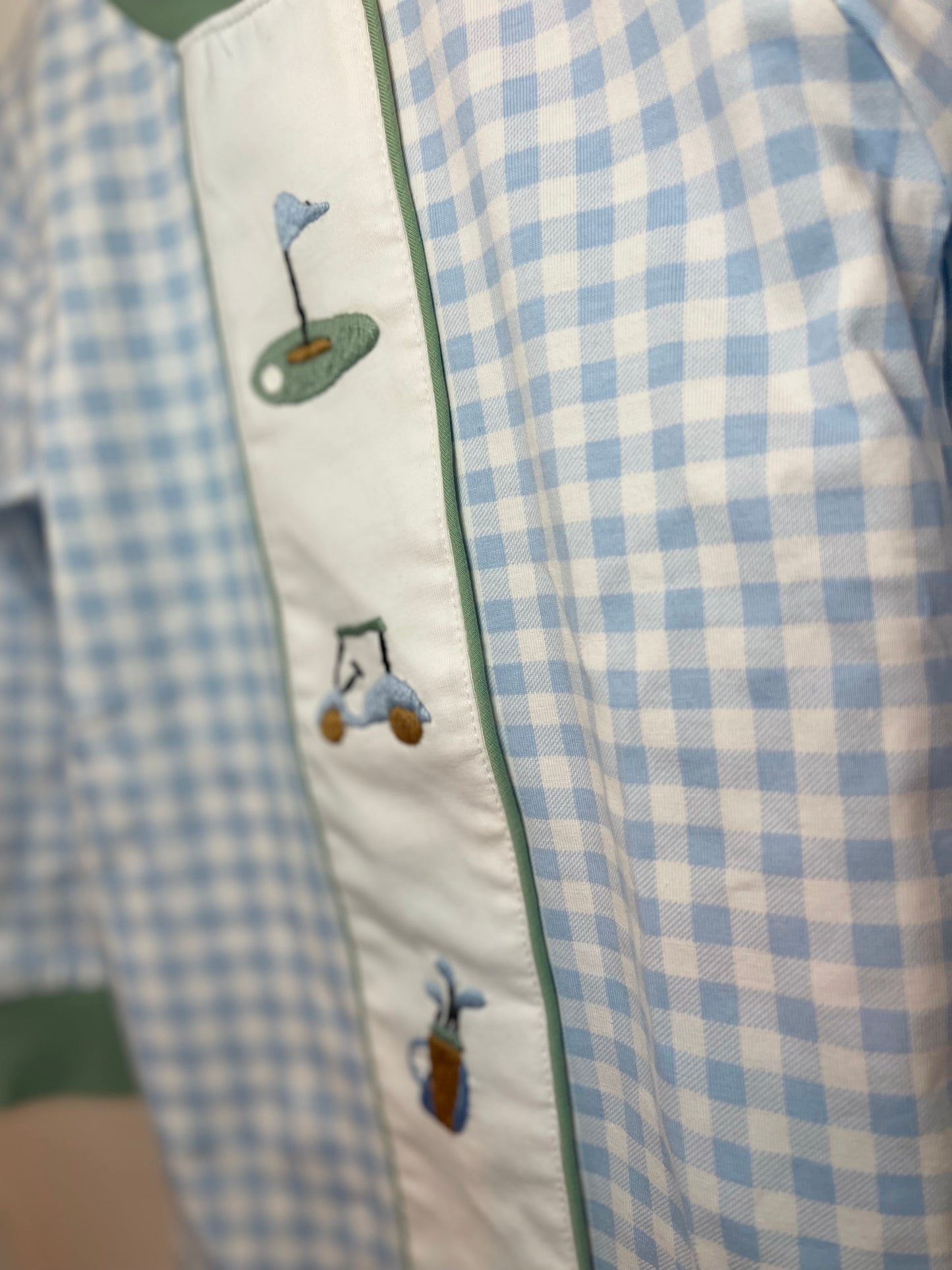 Boys Embroidered Golf Lounge Set