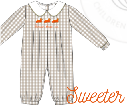 P9: Sweeter Than Pie Boy Romper